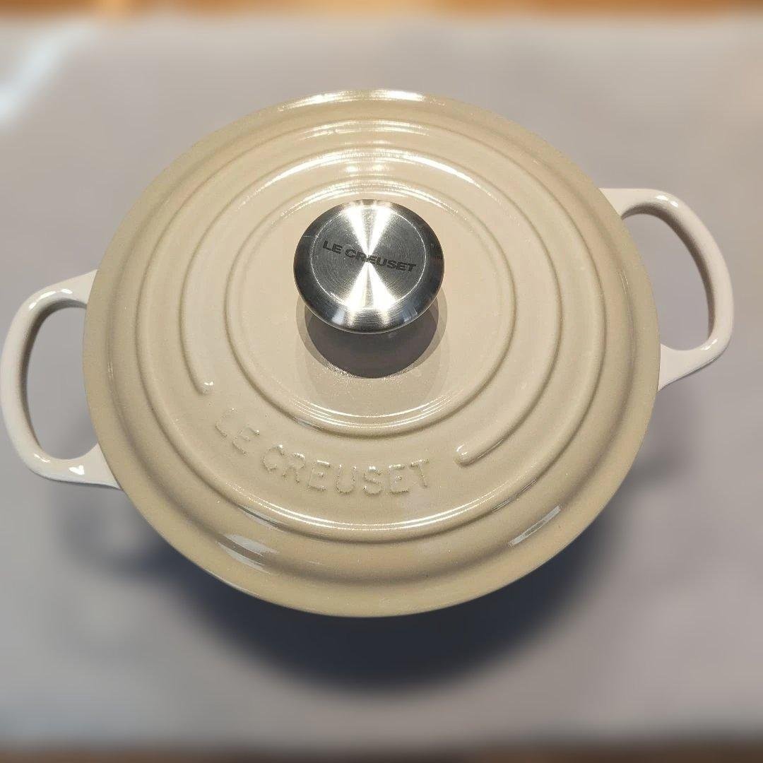 ル・クルーゼ　直径24cm シルバーつまみ