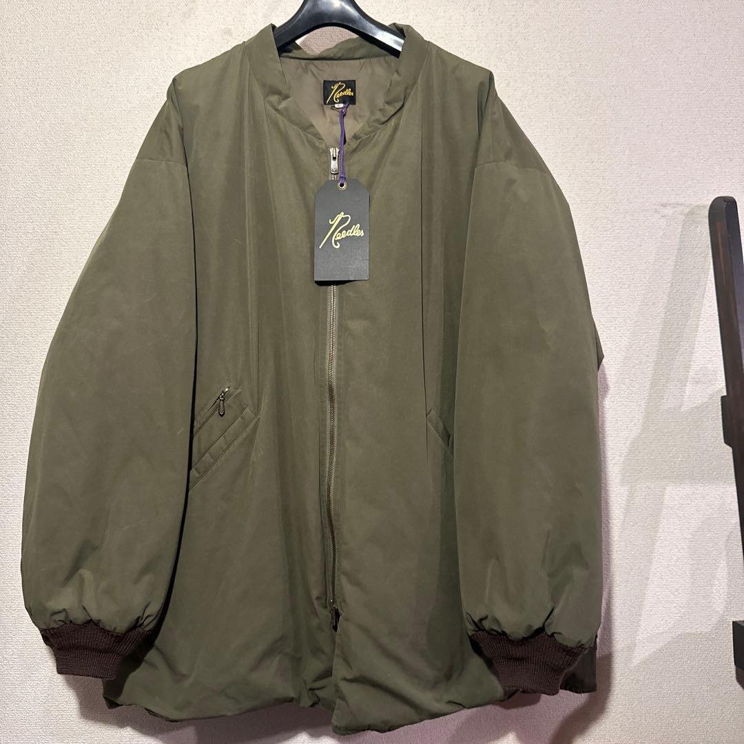 入手困難⭐︎Needles Sur Coat ダウン　スタンドカラー　カーキ　L