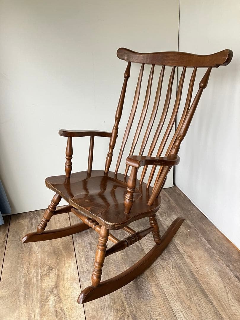 秋田木工　ヴィンテージ　ロッキングチェア