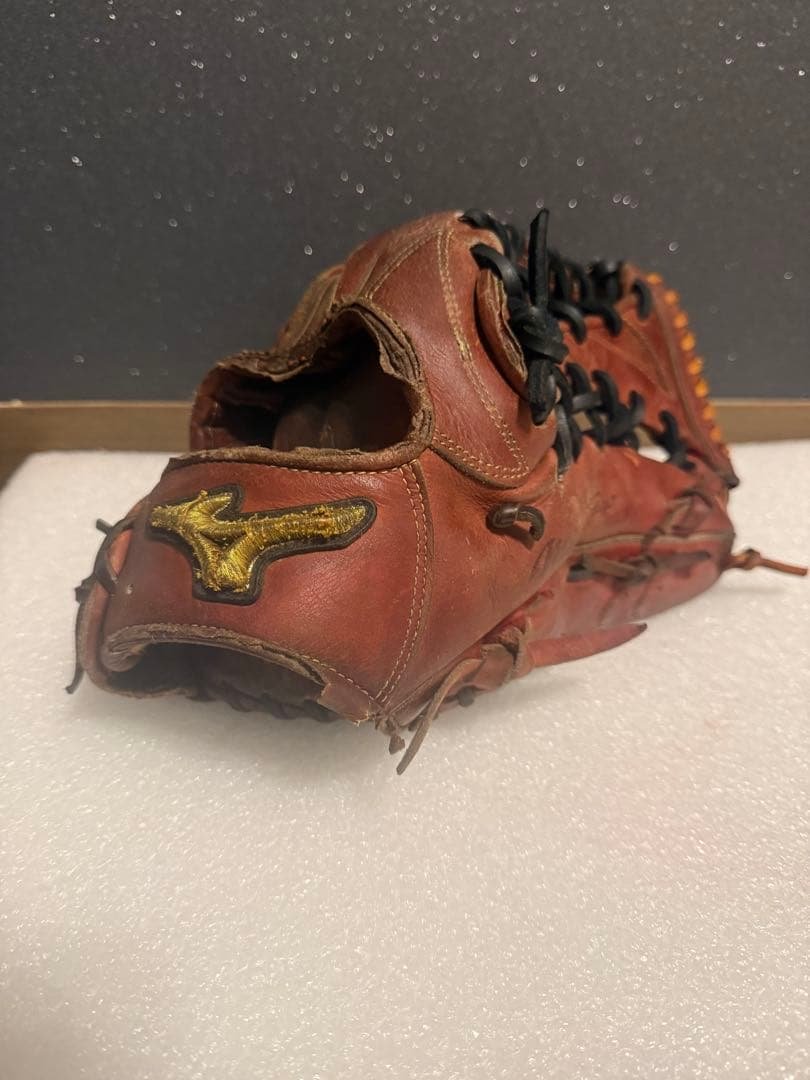 ★波賀★ ミズノ最高級 ミズノプロ 硬式外野手 小指2本 HAGA JAPAN