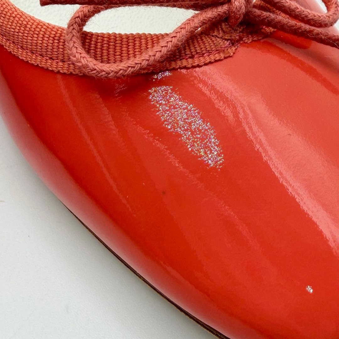 未使用級✨repetto パンプス パナム コーラルピンク エナメル 24㎝