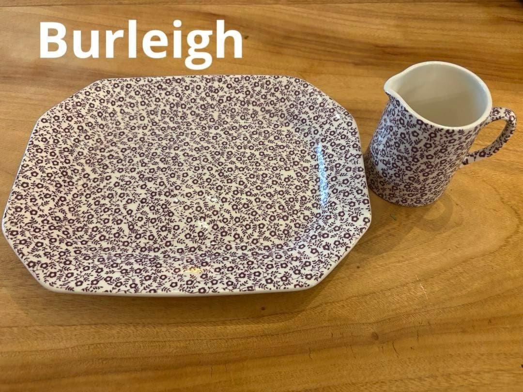 バーレイ　ジャグと角皿セット